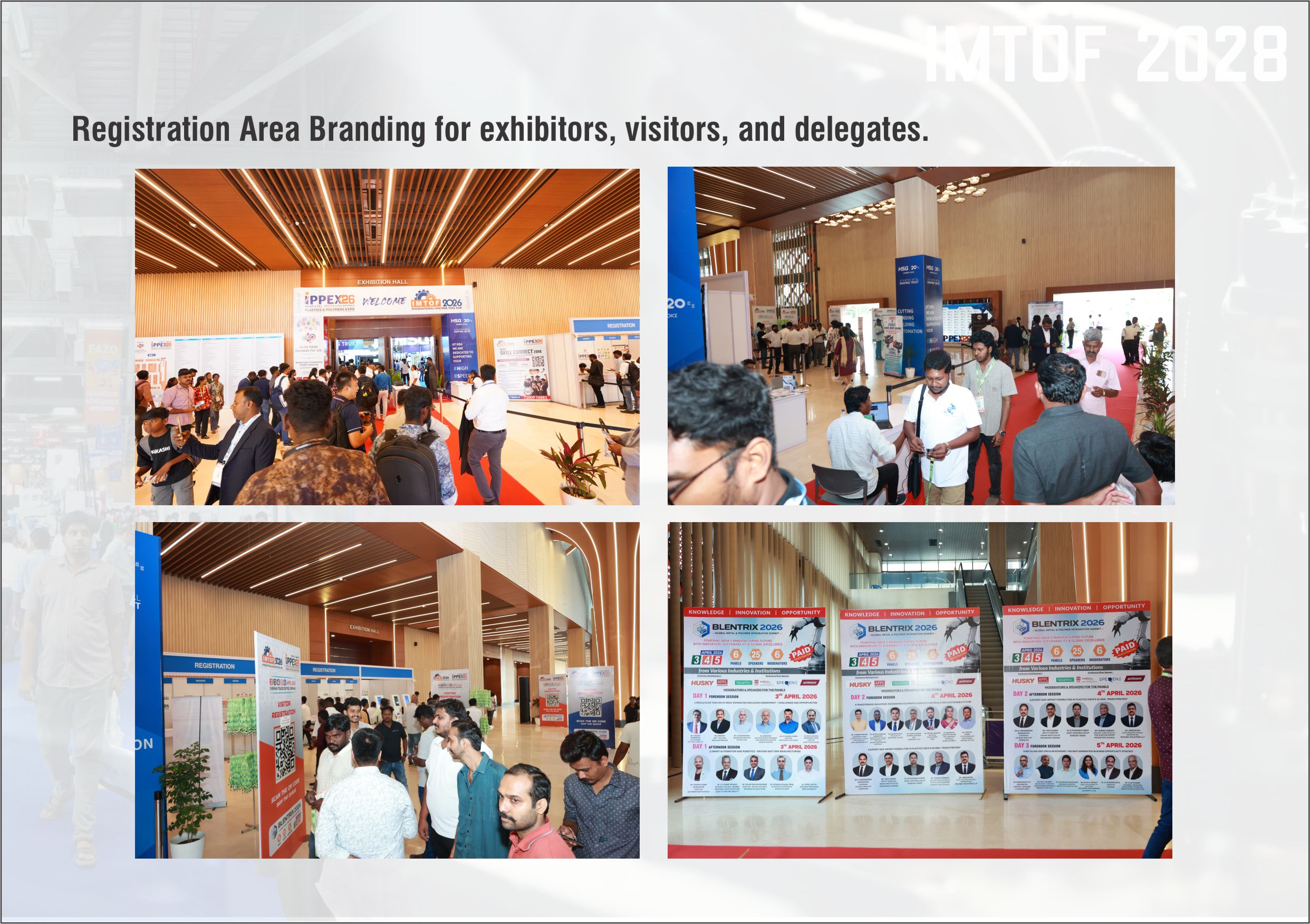 Sponsor branding in visitor registration areas